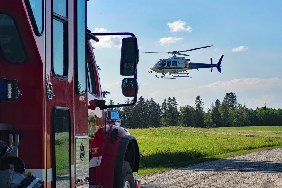 An RCMP helicopter has found Didsbury's Lorraine Vandenbosch. The elderly woman had been missing from a Gleniffer Lake-area campground since the morning of May 29. She is now receiving medical care at an area hospital. Submitted photo