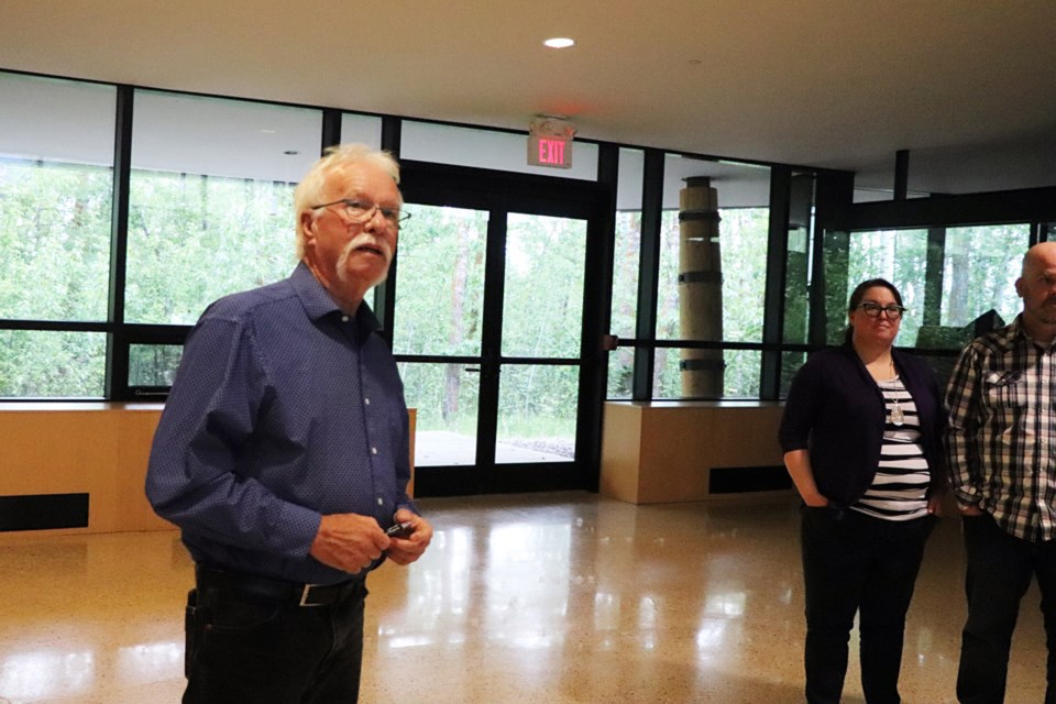 Don Harrison offers his remarks after winning a byelection in 2020 to serve on Innisfail council. The following year he was successful again in the 2021 municipal general election. 
File photo/MVP Staff