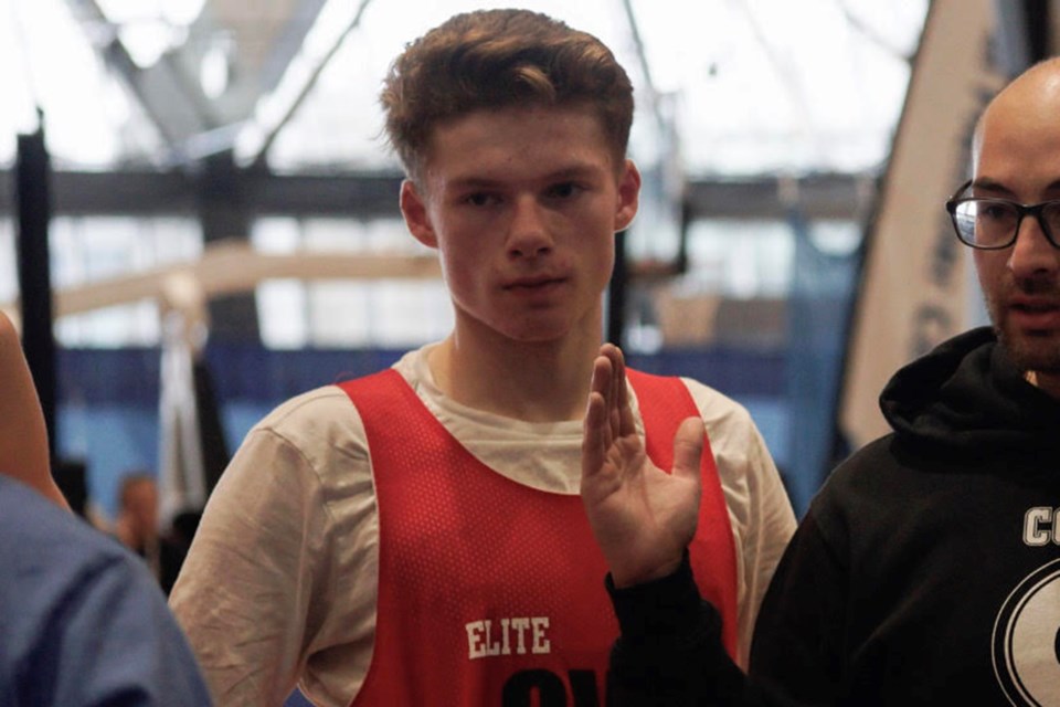 Gryphon Talbot comes to the Olds College Broncos men's basketball team from Fort St. John, B.C. where he averaged 17 points per game while attending North Peace Secondary School.
Photo courtesy of Olds College