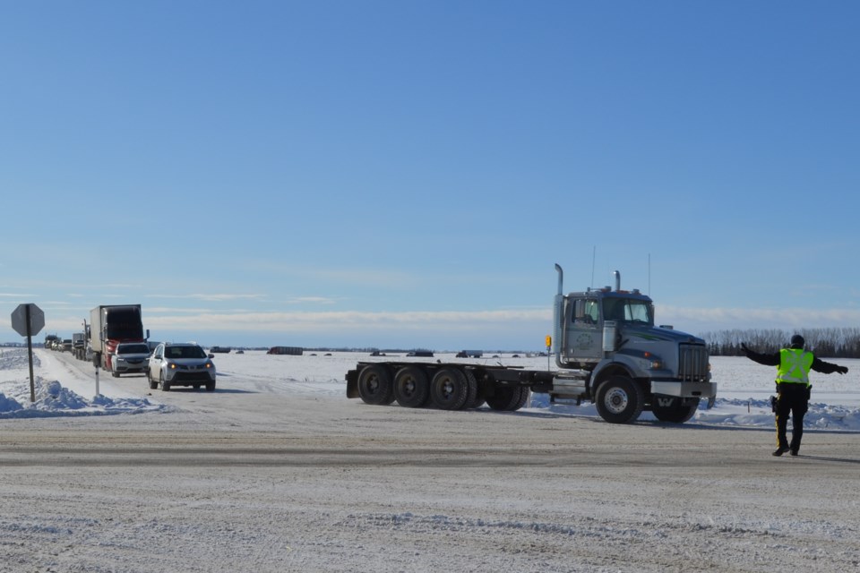 MVT Highway 2 collision traffic