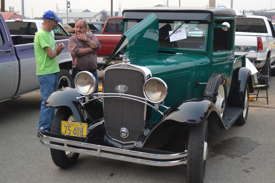 Andy Kulyk of Rocky Mountain House brought this 1933 Chev 155 to the Hildebrand Motors 2021 Classic GM Truck night.
Doug Collie/MVP Staff