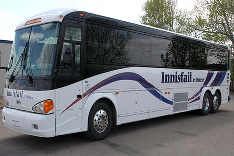 Innisfail's community coach. Under a new agreement between the Town of Innisfail and the Innisfail Royal Canadian Legion user rates are increasing 22 per cent beginning this Sept. 1. Town of Innisfail photo