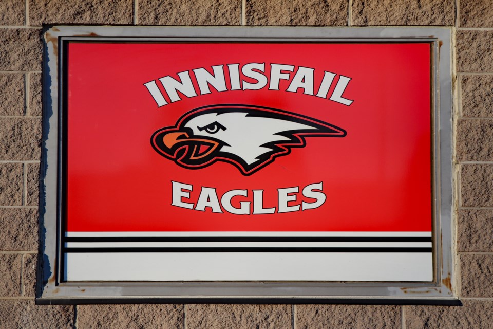 MVT Innisfail Eagles wall logo