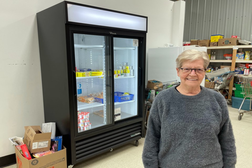 Heather Taylor, the cocoordinator of the Innisfail and District Food Bank, says recent donations have been "fabulous" but the need for the agency in the community is at its highest ever. Johnnie Bachusky/MVP Staff