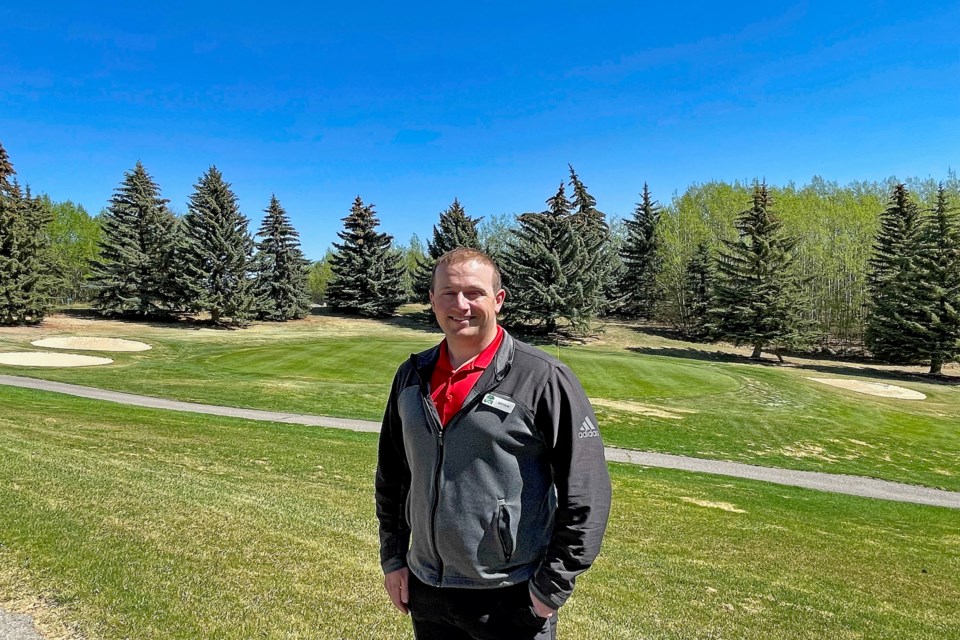 Mathew MacDonald, the head professional of the Innisfail Golf Club, is excited for the start of the 2023 golf season but he's also looking ahead to 2024 when the local club celebrates its 100th anniversary. 
Johnnie Bachusky/MVP Staff