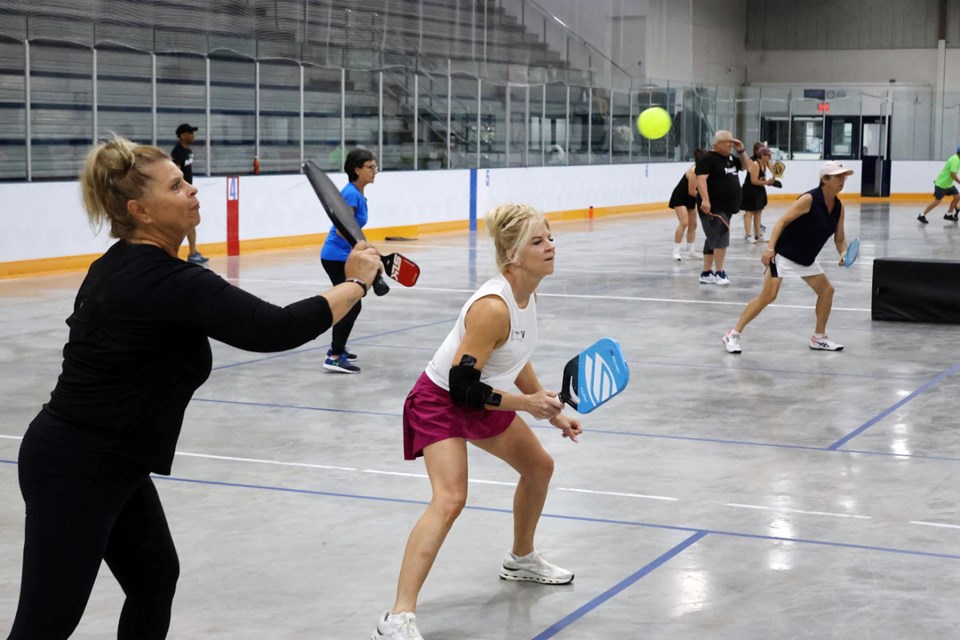 The 2nd annual Innisfail Pickleball Tournament on July 19 and 20 was a mixed adult event with participants paying a $40 registration fee with a donation to the Innisfail and Area Food Bank. Submitted photo