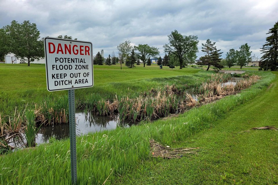 MVT Innisfail pond for storm water