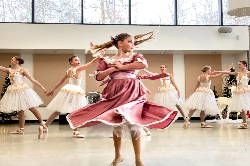 Young dancers from Joy's School of Dance were the featured performers on Dec. 4 for the wrap-up event for the second annual Innisfail Festival of Trees at the Innisfail Library/Learning Centre. Dancers performed Narnia. 
Johnnie Bachusky/MVP Staff