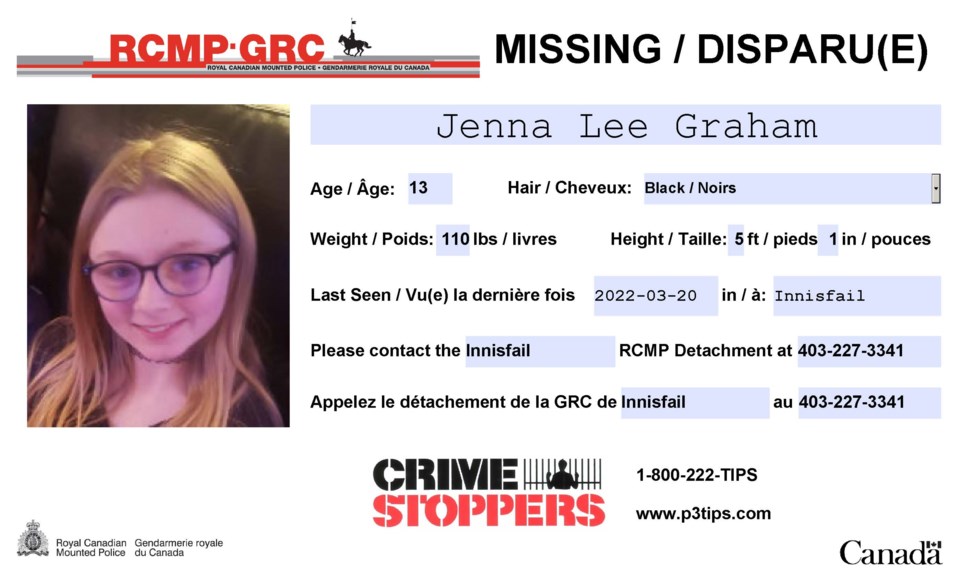 MVT-Jenna Graham missing teen