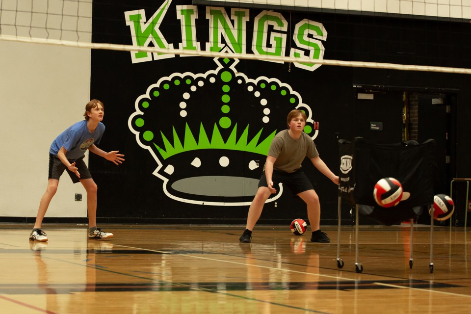 MVT Kings volleyball Liam and Grayson