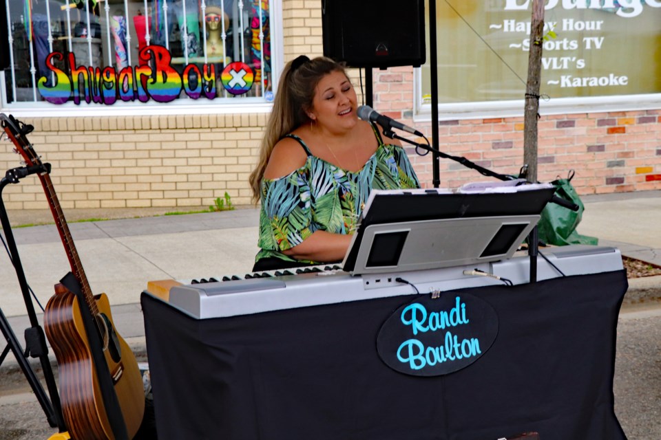 Central Alberta singer and songwriter Randi Boulton was in Innisfail on June 28th to perform at the grand opening of this year's Market On Main. Johnnie Bachusky/MVP Staff
