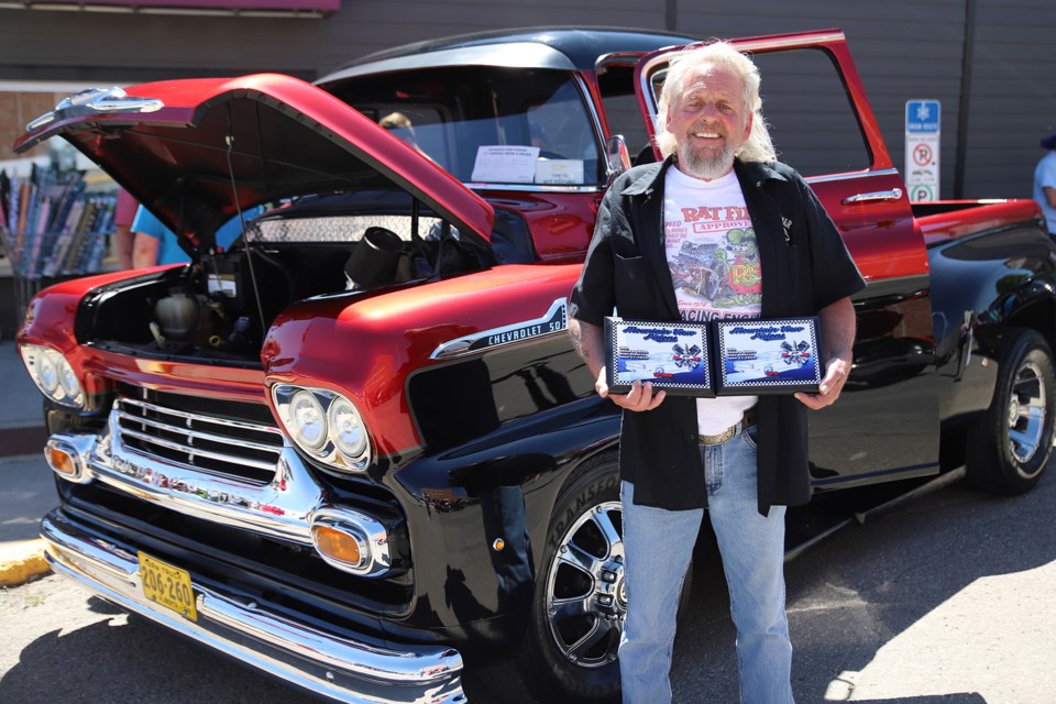 John Kuiper won a Top 15 award and People's Choice award for his 1958 Chev Viking truck.