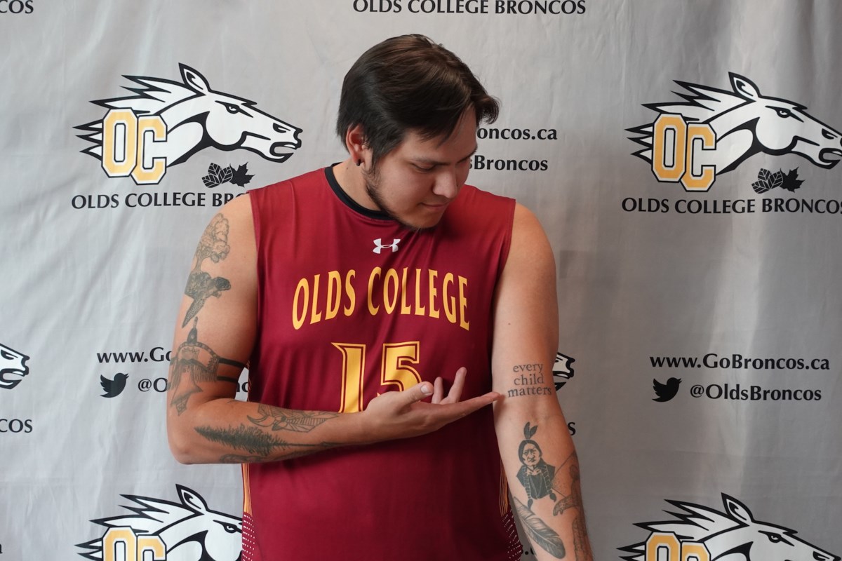 Reconciliation big part of Olds College volleyball player's role