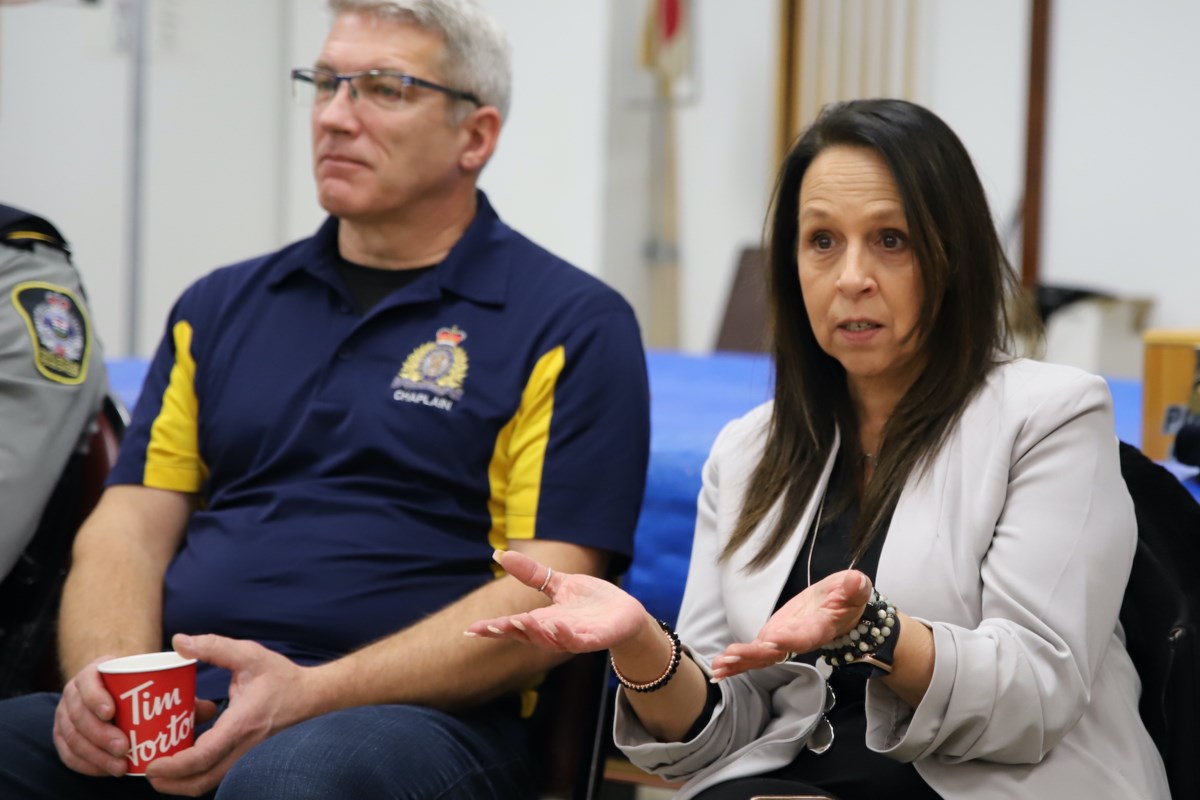 Drugs, theft, snow clearing among issues discussed at Olds crime town hall