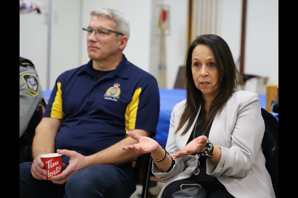 Chinook Arch Victim Services program manager Rhonda Kearns  talks about how volunteers in her organization assist people victimized by crime.