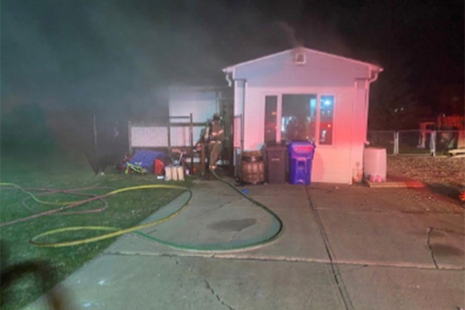 MVT Olds mobile home fire May 15, 2022
