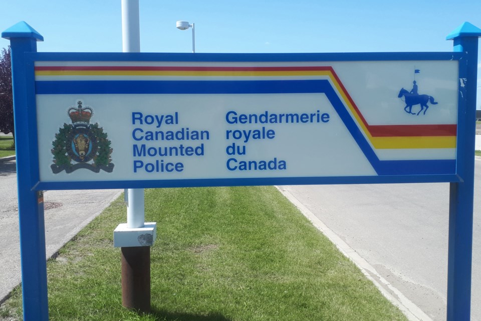 MVT Olds RCMP sign