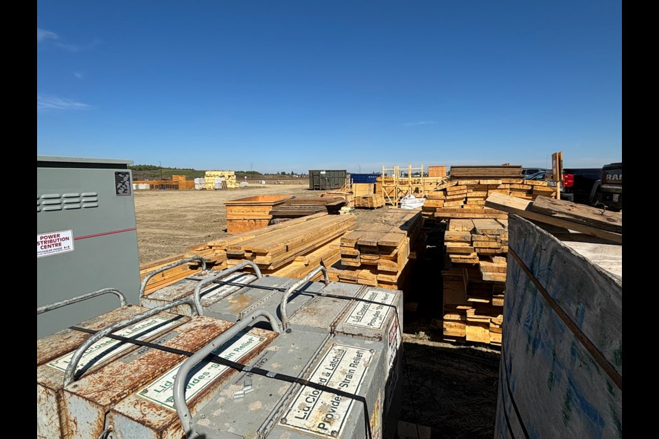 Construction is already underway for P & H's massive new flour mill at Springbrook, a project that will create 200 construction jobs. Johnnie Bachusky/MVP Staff