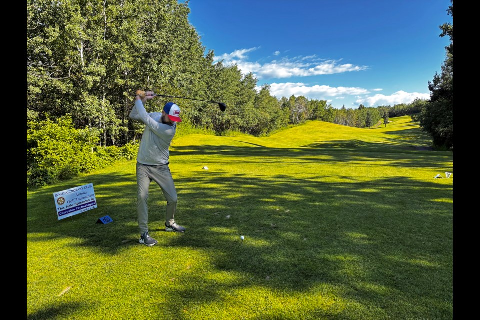 It was a perfect morning for golf on July 3 at the Innisfail Golf Club for the 39th annual Rotary Club of Innisfail Charity Golf Classic. The event was a fundraiser for the service club's ambitious plan to build a state-of-the-art pump track/skills park for the community. Johnnie Bachusky/MVP Staff