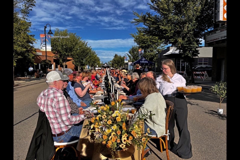 This year's Feast on Main attracted 131 guests who each paid $125 for a ticket to enjoy a first class meal with proceeds going towards Rotary's pump track project. Johnnie Bachusky/MVP Staff