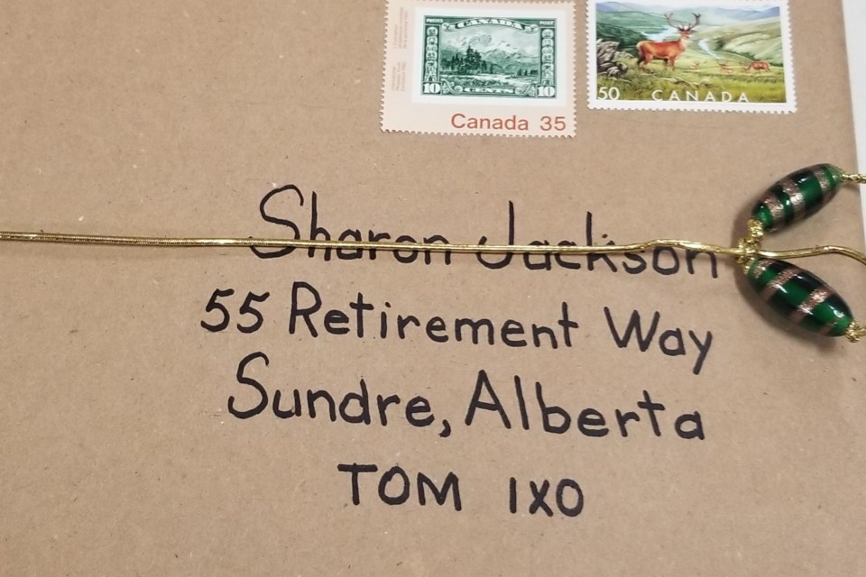 Sharon Jackson for 55 years delivered mail along a rural route known as RR2 serving an area from Bergen to Bearberry.  
Submitted photo