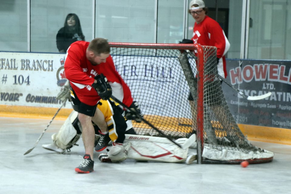 Up to $6,000 of the total money raised last weekend at the 25th Annual Dean Turnquist Spring Fever Road Hockey Tournament will go to the Helping Hand Fund that supports children from financially challenged families. Johnnie Bachusky/MVP Staff