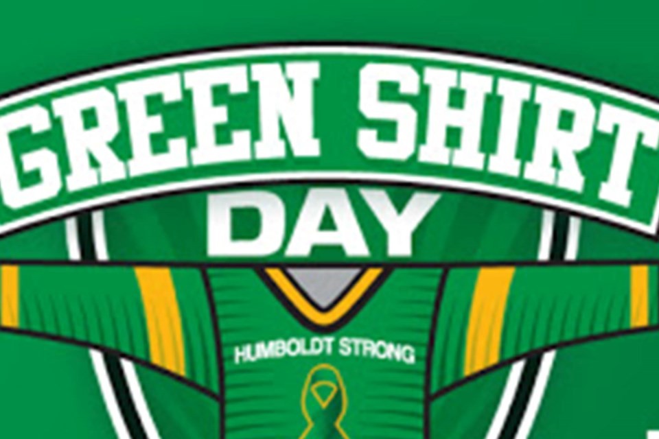 MVT stock Green Shirt Day