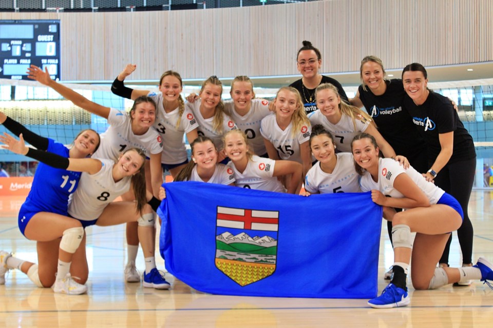 MVT Team Alberta women's v'ball 2022