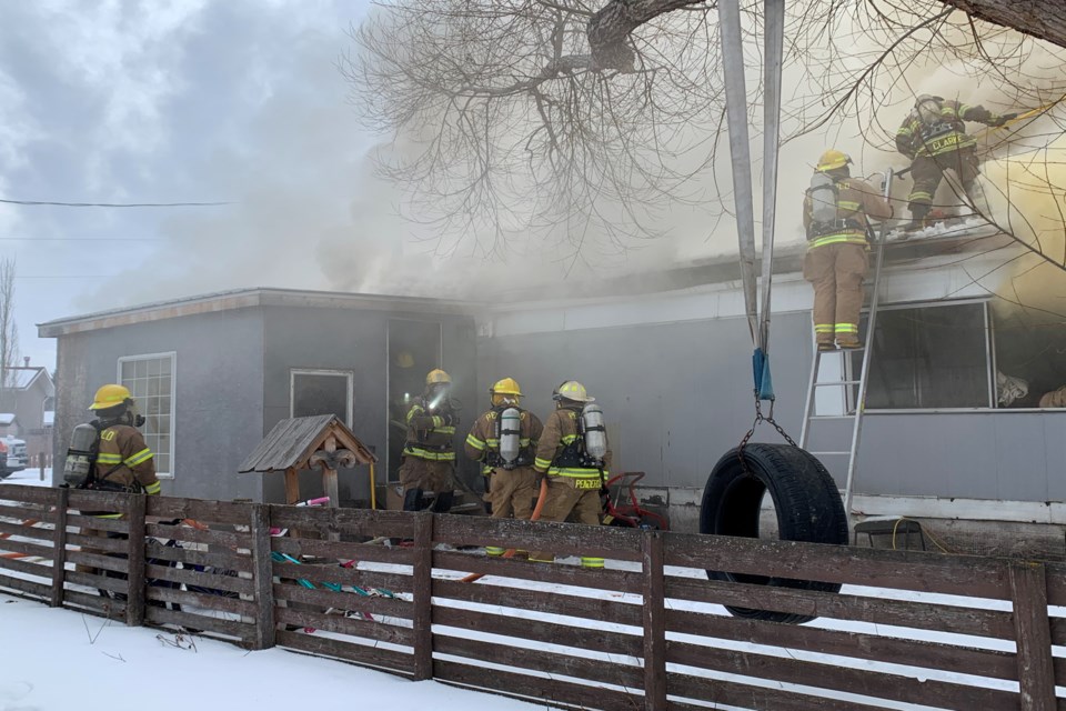 Penhold Estates fire