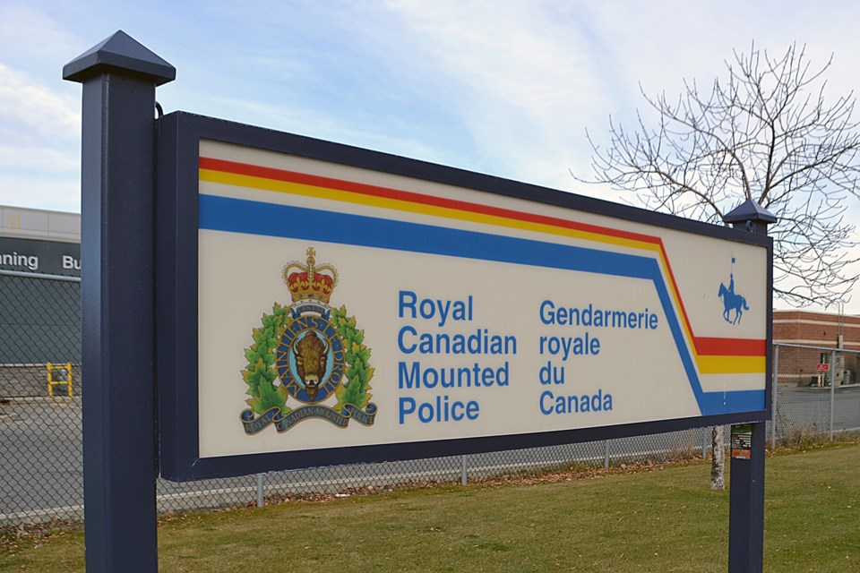 MVT stock Innisfail RCMP sign