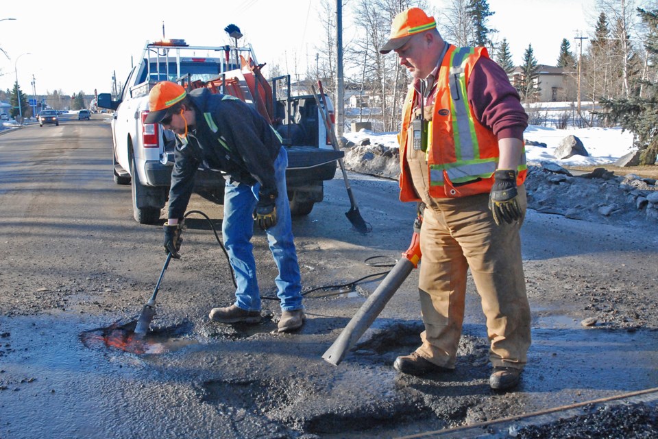 SUN temporary pothole repairs