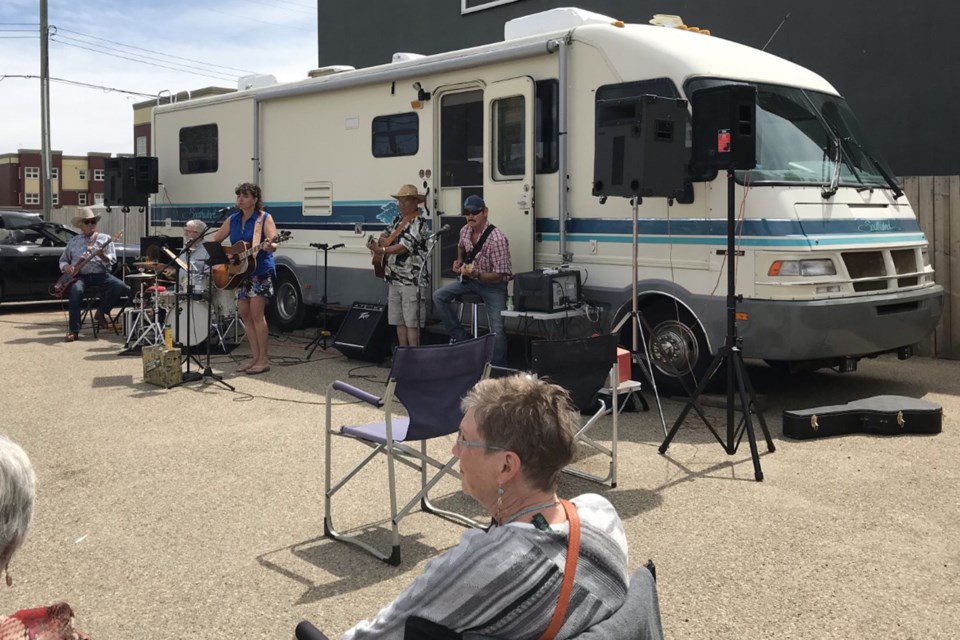 Web mvt music in Legion parking lot