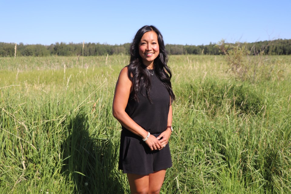 Tasha Busch is a 40-year-old Chinese-Canadian happy to live in Innisfail but while the once native of Vancouver loves her adopted community she believes the time is right for the town to seriously look at the issue of racism.  Johnnie Bachusky/MVP Staff
