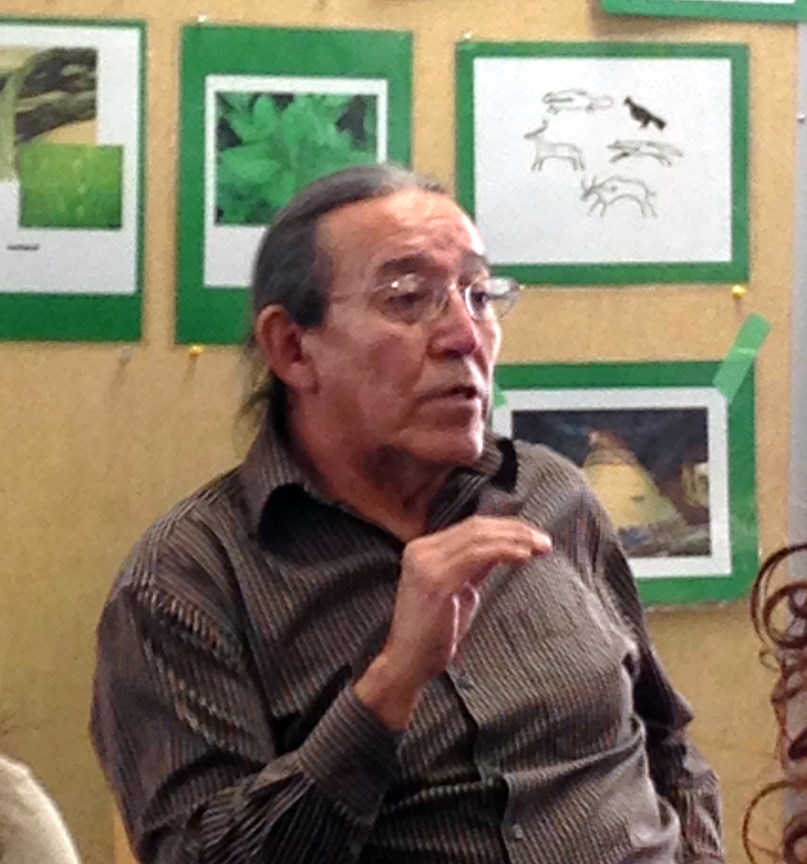 ELDER PROVIDES INSIGHT ó First Nations Elder Sheldon First Rider visited the Sundre Municipal Library on Saturday, Nov. 28. He is an educator associated with Calgary&#8217;s