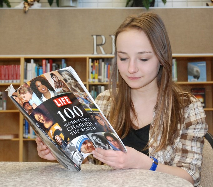 Kate Jackson, a Grade 12 student at Sundre High School and a member of the Leo Club, was chosen by Lions International to attend a conference at the UN in March. She is