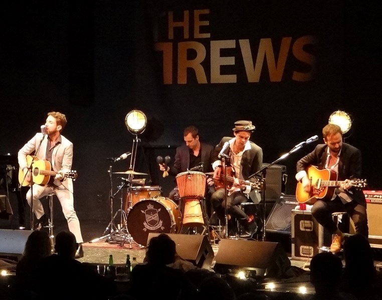 The Trews, who recently started an acoustic tour, performed at the Sundre Arts Centre before a packed house on Sunday, Feb. 21.,