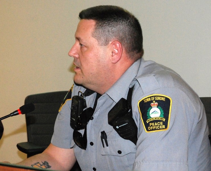 Town of Sundre peace officer Kevin Heerema spoke to council during its March 7 meeting about the need to create an emergency management committee.,