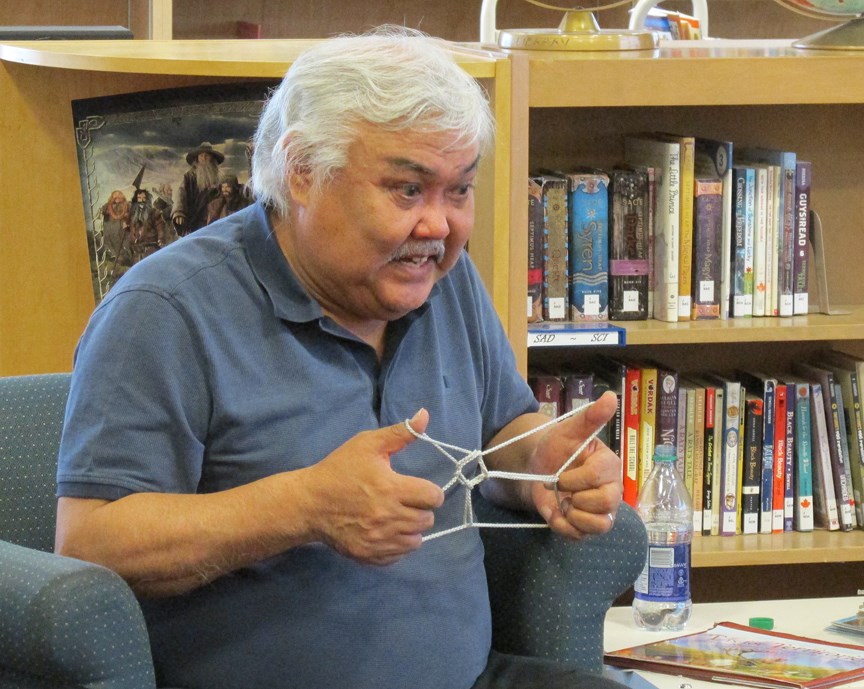 CANADA&#8217;S CULTURAL ROOTS ó Inuit author Michael Kusugak spoke to River Valley School students on Thursday, March 31. The Grade 2 curriculum studies different communities 