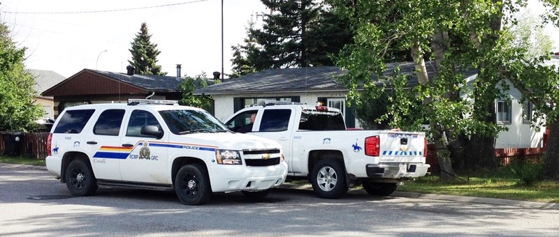 Sundre RCMP officers, as well as other officers from outside detachments, were investigating the discovery of a deceased male in his 20s at a residence in the 100 block of