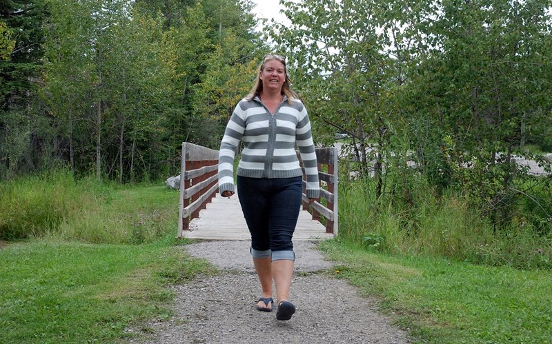 Sundre resident Charlene Preston is no stranger to spending time walking around town — at least when it&#8217;s not pouring rain that is. Otherwise she hits the treadmill.