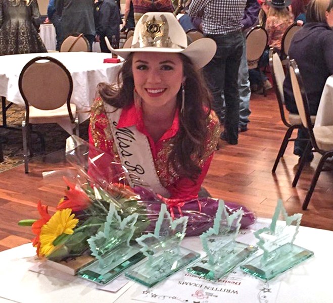 Sundre-area cowgirl Desirae Jackson, 20, was the 2017 Miss Rodeo Canada first runner-up following the competition at this year&#8217;s Canadian Finals Rodeo, held Nov. 9-13