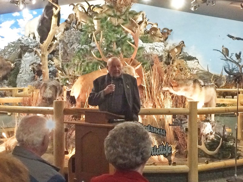 In November, Coun. Myron Thompson was among several officials to address a crowd of about 125 people during the 10th anniversary celebration of the Sundre Pioneer Museum