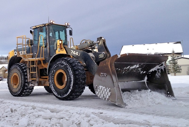 CLEARING THE STREETS — The Town of Sundre&#8217;s road crew has had its work cut out recently as efforts to clear the streets have been hampered by fresh snowfalls. This
