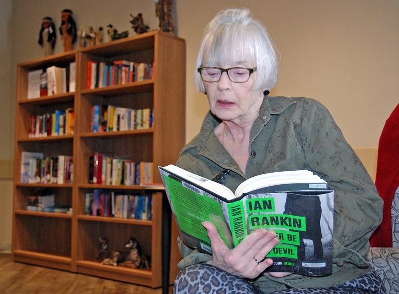 Margret Wright is among the numerous residents at the new Mountain View Seniors&#8217; Housing supportive living centre who enjoy spending time in the facility&#8217;s