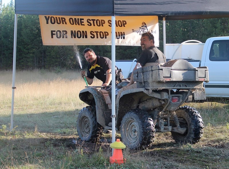 Organizers and volunteers with the Sundre Fire Rescue Society&#8217;s annual ATV Poker Rally were busy building bridges along the course for off-highway vehicles in the weeks 