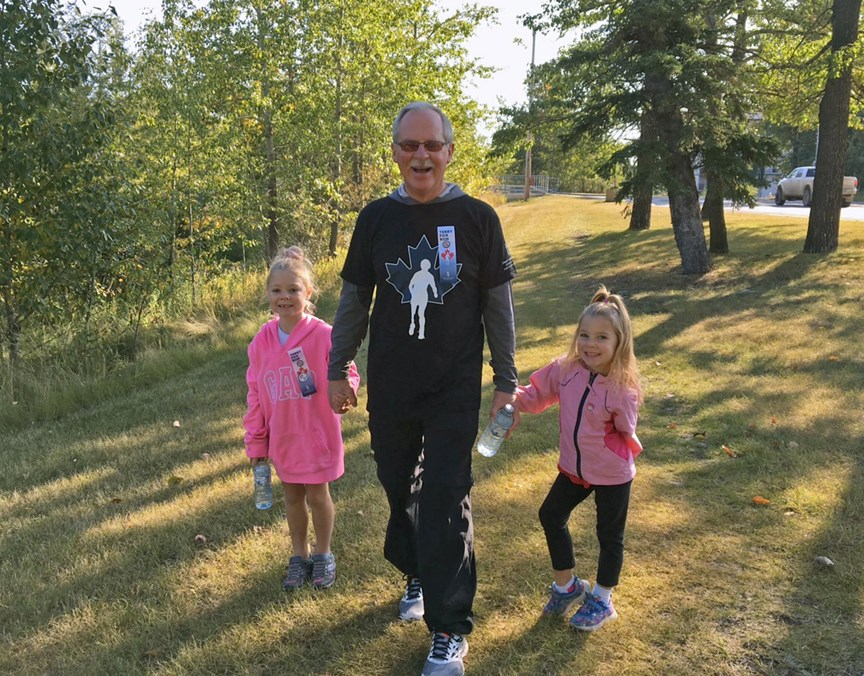Since 1983, Sundre&#8217;s annual community Terry Fox Run has brought out residents in support of the cancer research fundraiser. A few dozen people attended this