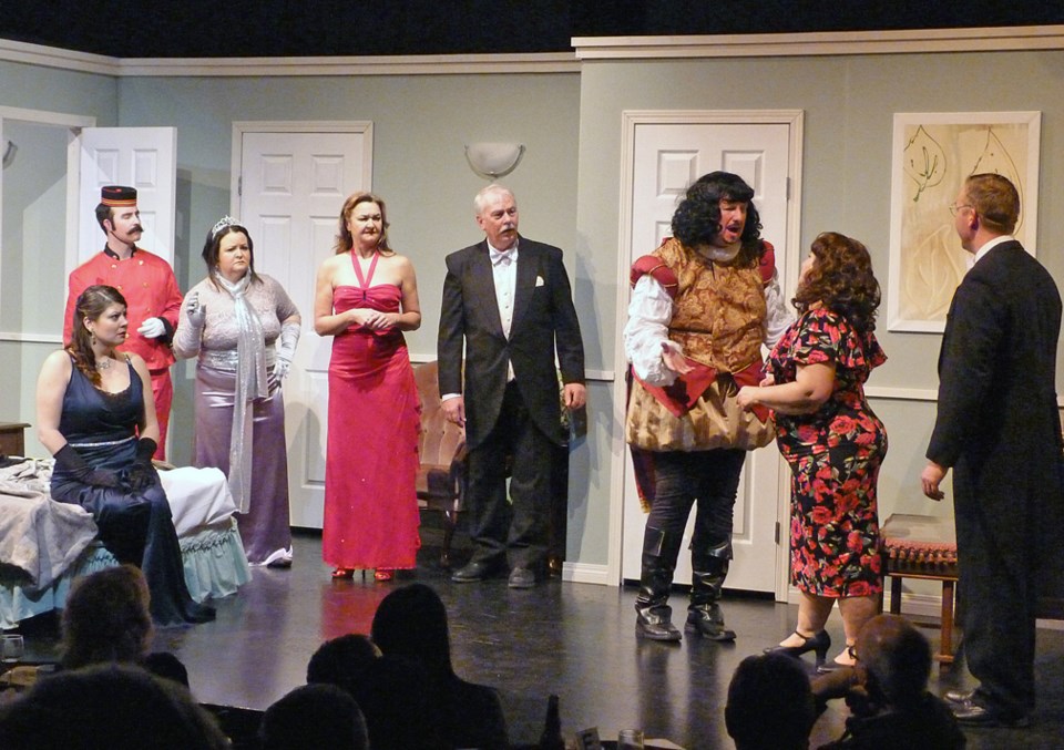Members of Peak Theatre Players recently performed several productions of Ken Ludwig&#8217;s Lend Me a Tenor at the Sundre Arts Centre, which was packed for just about all of 