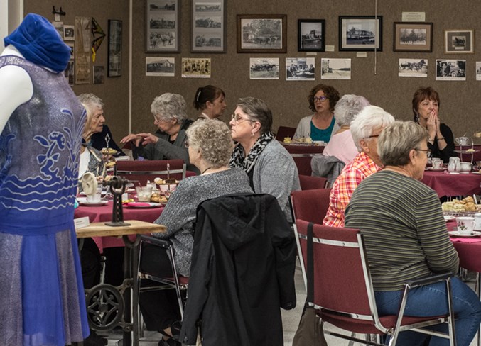 Seniors tea at museum