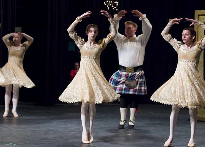  A group from Move Yourself Dance with dancers from Olds and Sundre studios perform Outlander during the intermediate classical ballet groups section of the Nova Dance Challenge at the TransCanada Theatre in Olds on May 4.
