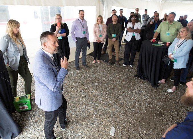  Candre Cannabis president and CEO Jesse Beaudry said during the opening ceremony the company is anticipating Health Canada’s approval for a cultivation licence.